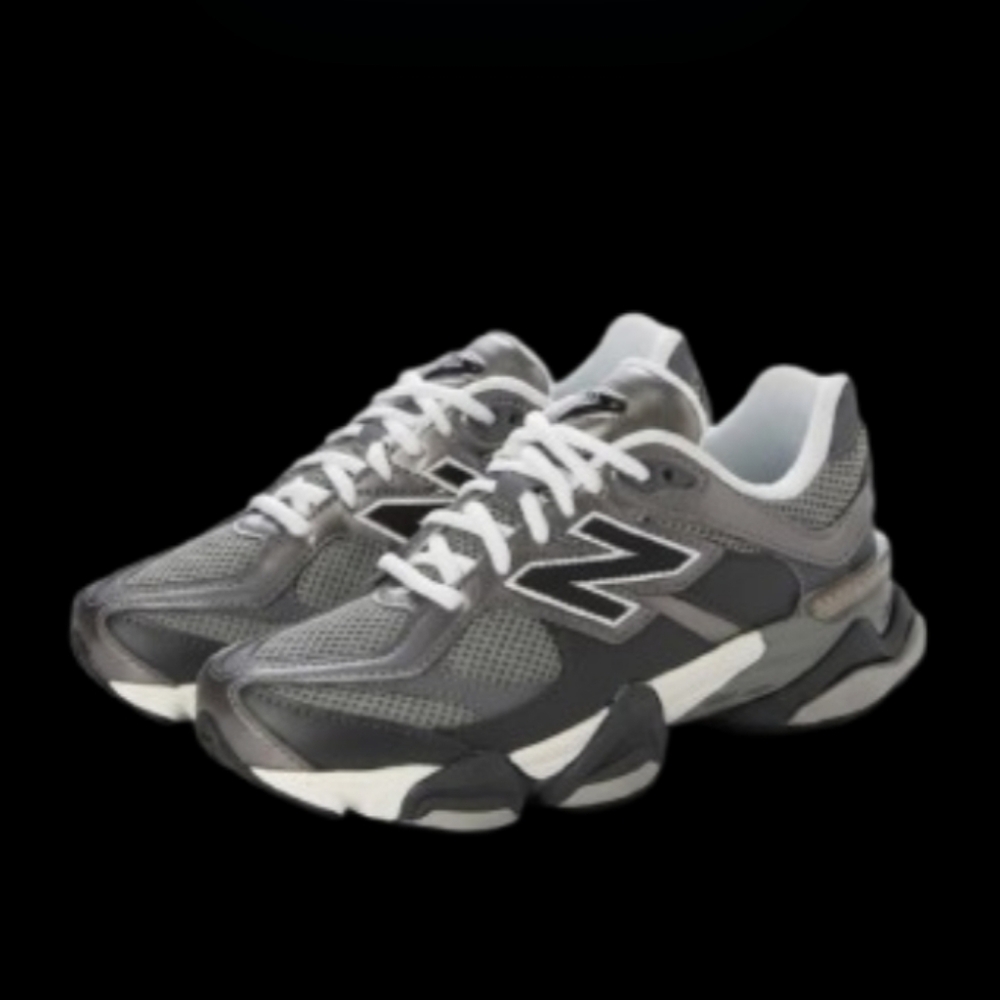 New Balance 9060 Womens Size 7.5/Kids 6 Magnet Grey Faded Black White